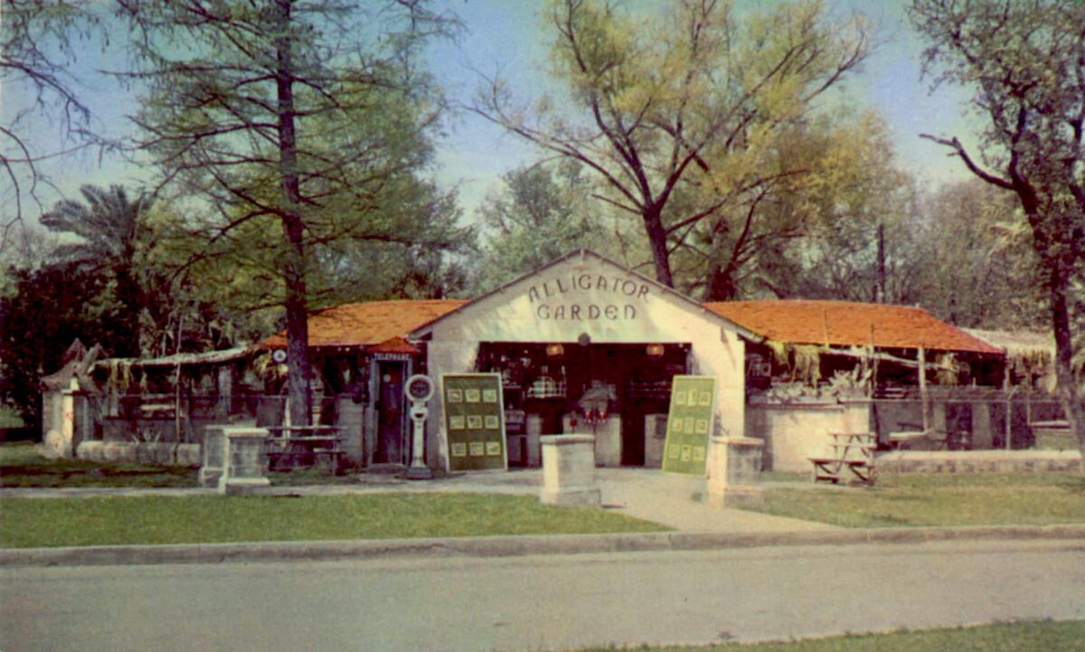 old reptile garden entrance