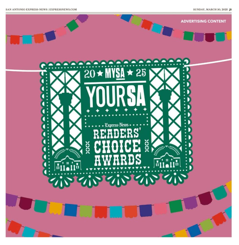 Your SA Reader's Choice Awards 2025 Papel Picado Graphic