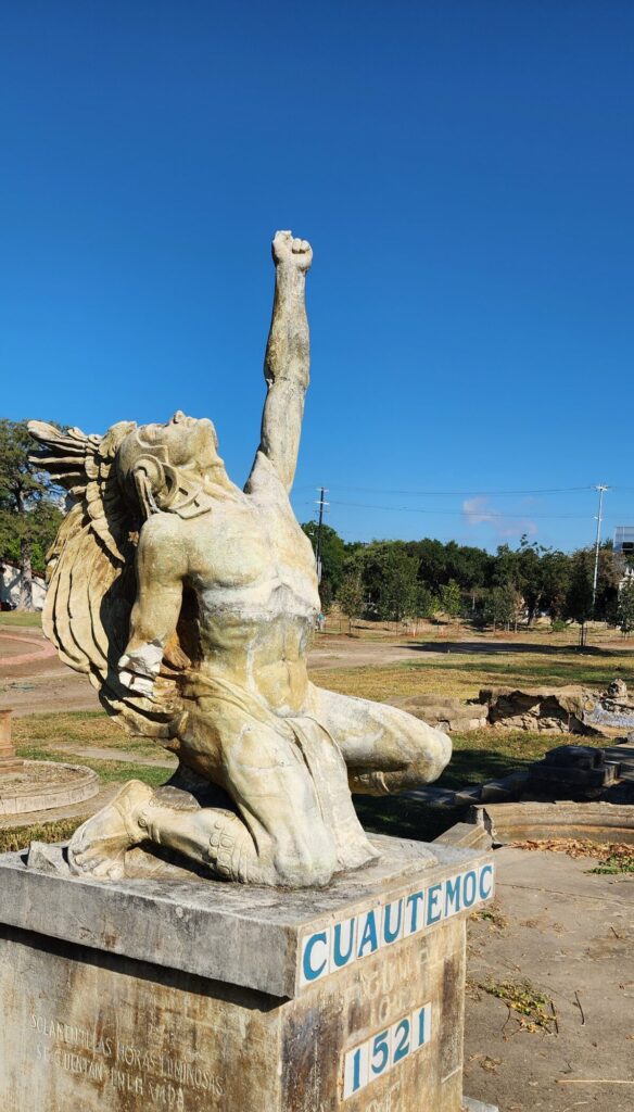 Statue of Cuauhtémoc in Miraflores