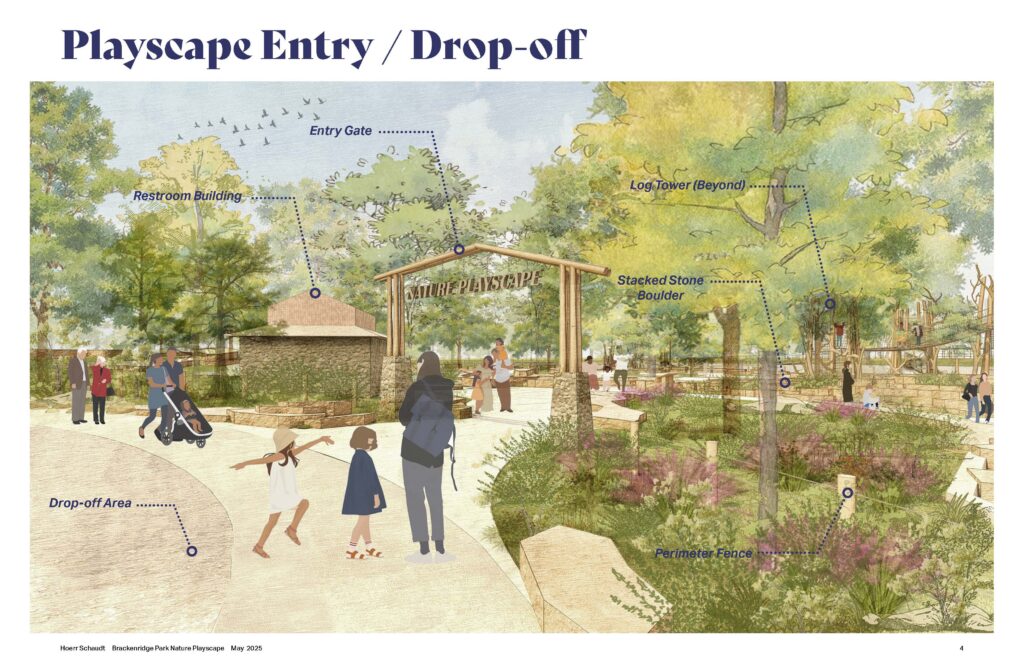 Playscape Entry Drop Off