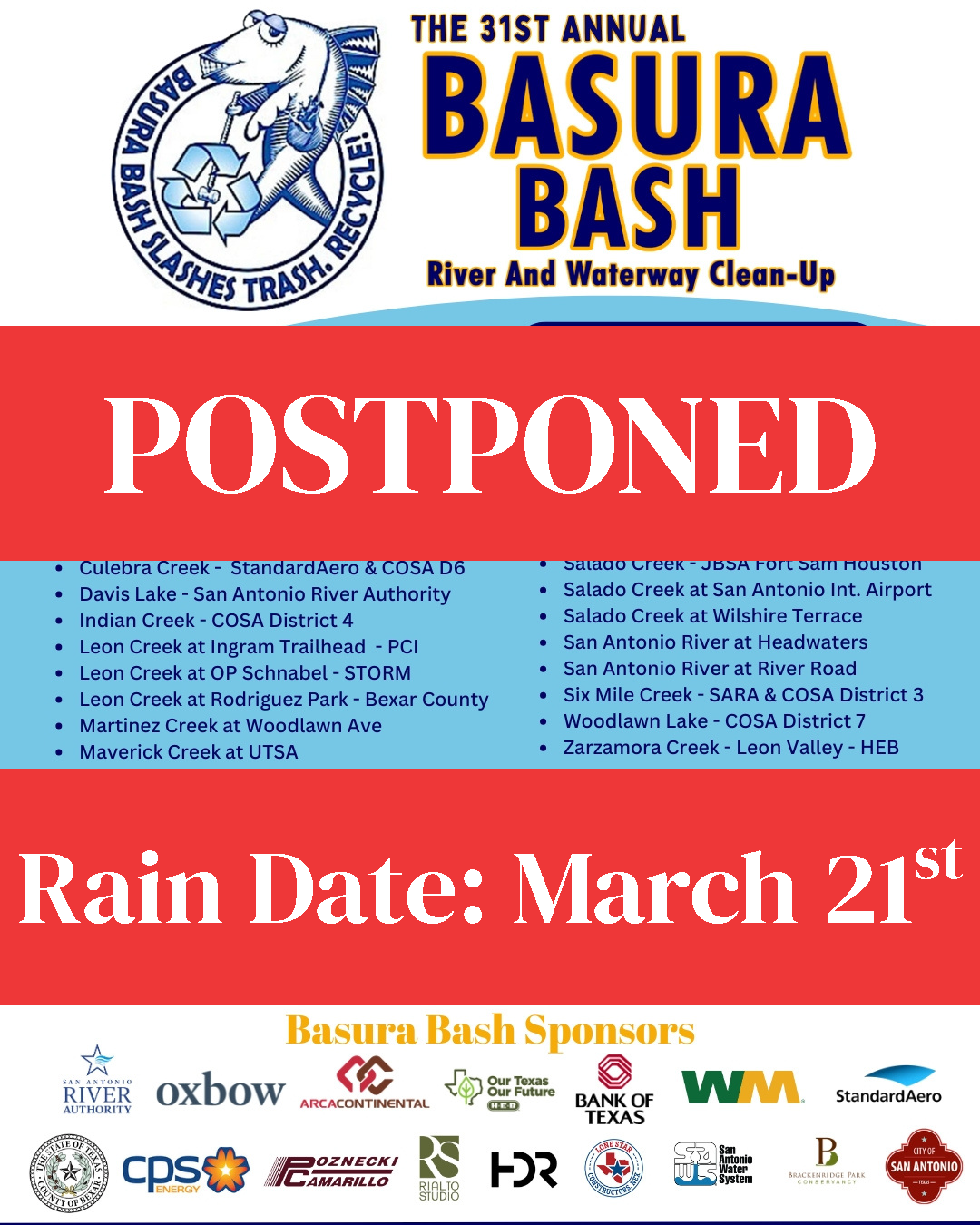 31st BB Postponed (Social Media)