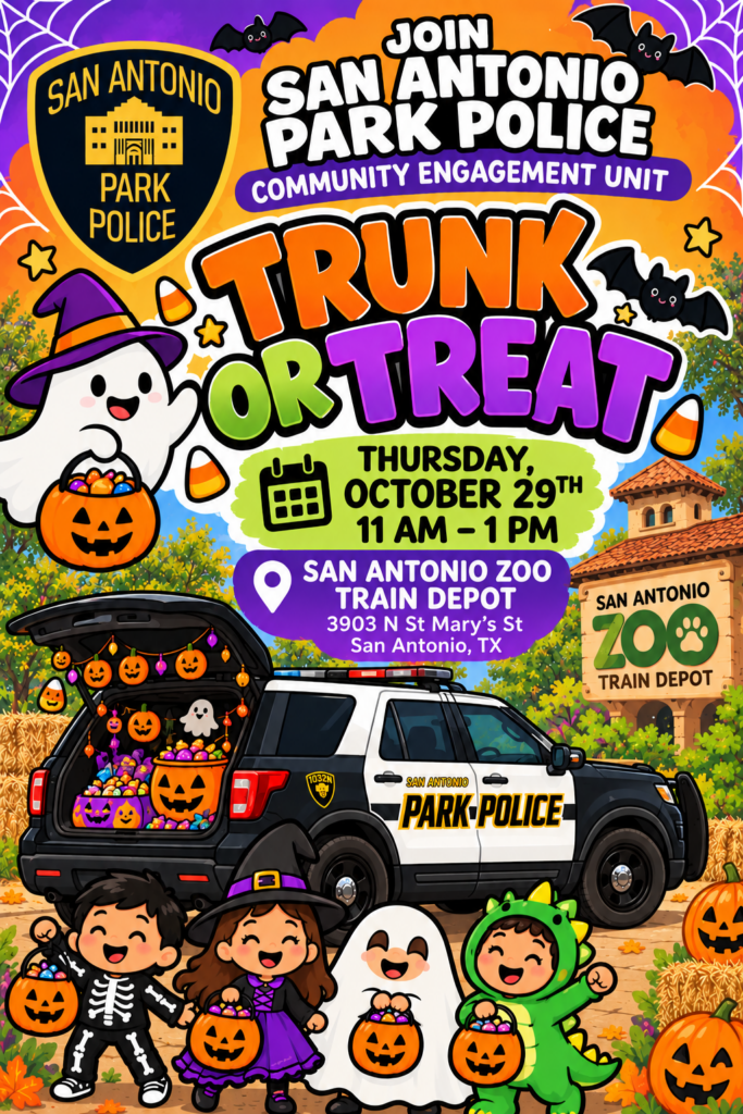 Park Police Trunk or Treat Flyer